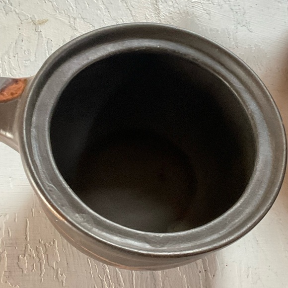 Handmade Pottery Bowl Set of 3 Brown Custom Made Lidded French Onion Soup - Picture 7 of 12